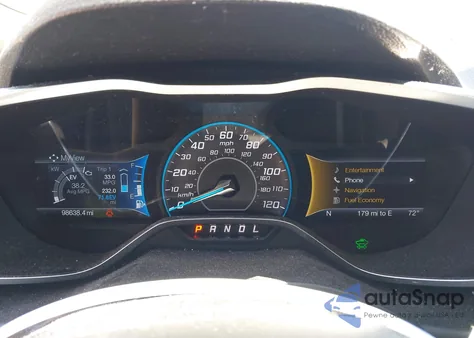 2015 Ford C-Max Hybrid Sel из США, поврежденный, VIN 1FADP5BU2FL124665